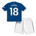 Tanie Strój piłkarski Everton Ashley Young #18 Koszulka Podstawowej dla dziecięce 2023-24 Krótkie Rękawy (+ szorty)